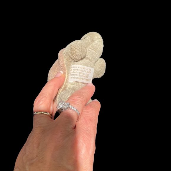 CLOUD B Turtle Baby Rattle Plush Small Green Soft Stuffed Animal Toy Child - Picture 8 of 12